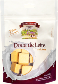 Gotas Avare Doce de leite tablete 20x100g